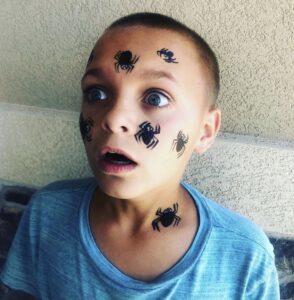 spider face painting